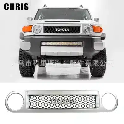 Front Bumper Grille Mesh Chrome Finish for 2007-2014 Toyota FJ Cruiser, Replaces 53100-35A31 53100-35A30 Front Bumper Grille Mesh Chrome Finish for 2007-2014 Toyota FJ Cruiser, Replaces 53100-35A31 53100-35A30