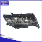 Passenger Side HID Xenon Headlight Assembly with Black Housing for 2018-2021 Toyota Land Cruiser Prado FJ150, Right Front Headlamp Replacement