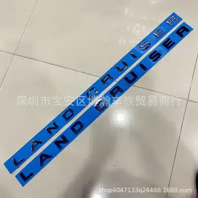 3D Matte Black Rear Trunk Lettering Emblem Logo Compatible with Toyota Land Cruiser LC300 3D Matte Black Rear Trunk Lettering Emblem Logo Compatible with Toyota Land Cruiser LC300