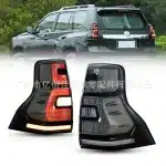 Rear LED Taillight Assembly Replacement for Toyota Land Cruiser Prado FJ150 2018-2021, Brake Parking Signal Lamps