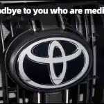 Crystal Front Rear Trunk Emblem Badge 140mm x 96mm for Toyota Land Cruiser Camry Highlander Rav4, ABS Chrome Trim