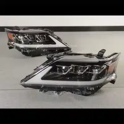 Triple Lens Projector Headlights Assembly for 2009-2015 Lexus LX570, Clear Lens 12V Front Headlamps Replacement Triple Lens Projector Headlights Assembly for 2009-2015 Lexus LX570, Clear Lens 12V Front Headlamps Replacement