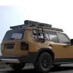 Aluminum Alloy Roof Rack Cross Bars Side Rails Replacement for 2023-2024 Toyota Land Cruiser Prado LC250