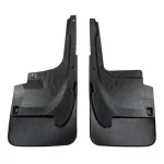 Rear Wheel Mudguards Splash Guards Fit for 2010-2021 Toyota Land Cruiser LC200 FJ200 with Side Skirts, PP+TPR Black