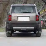 4PCS Mud Flaps Splash Guards Set for 2024 Toyota Prado LC250, Red Logo Fender Flares, Front & Rear Left Right