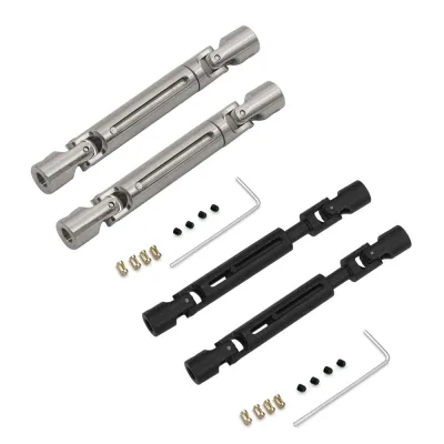 Heavy Duty Steel CVD Drive Shaft with 3-4mm Bushing for MN82 LC79 MN78 1/12 RC Crawler Upgrade Parts Heavy Duty Steel CVD Drive Shaft with 3-4mm Bushing for MN82 LC79 MN78 1/12 RC Crawler Upgrade Parts