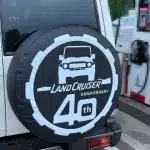 PVC Leather Spare Tire Cover for Toyota Land Cruiser LC71 LC76 LC78 FJ40, 15-18 Inch Universal Fit