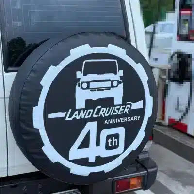 PVC Leather Spare Tire Cover for Toyota Land Cruiser LC71 LC76 LC78 FJ40, 15-18 Inch Universal Fit PVC Leather Spare Tire Cover for Toyota Land Cruiser LC71 LC76 LC78 FJ40, 15-18 Inch Universal Fit