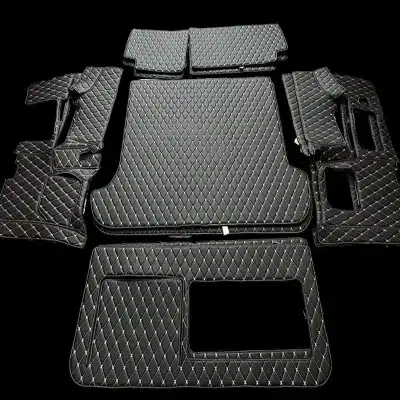 Full Coverage Leather Rear Trunk Cargo Mat for Toyota Prado FJ150 Right-Hand Drive (RHD), Grey Full Coverage Leather Rear Trunk Cargo Mat for Toyota Prado FJ150 Right-Hand Drive (RHD), Grey
