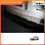 Stainless Steel Rear Bumper Guard Outer Protector Black for 2024 Toyota Land Cruiser Prado LC250