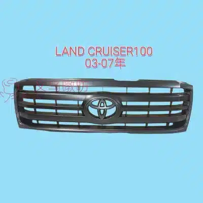 Front Radiator Grille Chrome Finish Replacement for Toyota Land Cruiser LC100 4700 Series Front Radiator Grille Chrome Finish Replacement for Toyota Land Cruiser LC100 4700 Series