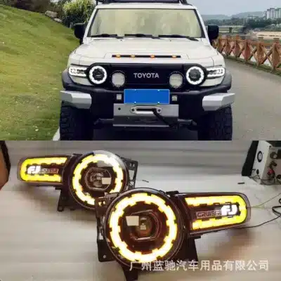 Full LED Laser Headlight Assembly for 2007-2020 Toyota FJ Cruiser with Dynamic DRL & Sequential Turn Signals Full LED Laser Headlight Assembly for 2007-2020 Toyota FJ Cruiser with Dynamic DRL & Sequential Turn Signals