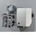 100L Stainless Steel Auxiliary Fuel Tank for 2023-2025 Toyota Prado LC250, Spare Tire Position Mount