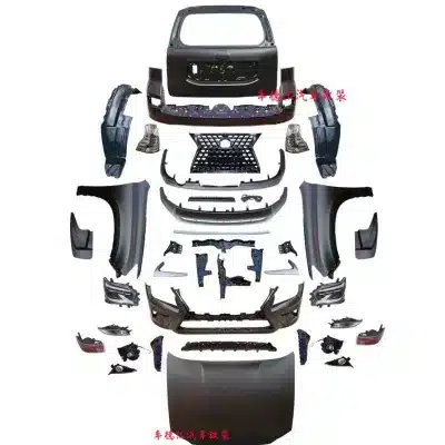 Full Body Kit GX460 Style Upgrade for 2010-2018 Toyota Prado Land Cruiser, Front & Rear Bumper Conversion, PP Material Full Body Kit GX460 Style Upgrade for 2010-2018 Toyota Prado Land Cruiser, Front & Rear Bumper Conversion, PP Material