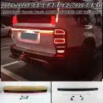 Rear Trunk Through Tail Light LED Center Bar Assembly for 2024-2025 Toyota Prado LC250, Smoked Black Housing