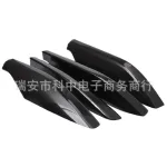 Roof Rack Rail End Cap Guard Cover Set for 2003-2009 Lexus GX470 & Toyota Land Cruiser Prado, Black 4Pcs