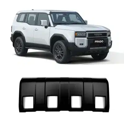 Front Bumper Lower Guard Plate Cover for 2024 Toyota Prado LC250, Carbon Fiber Pattern ABS Front Bumper Lower Guard Plate Cover for 2024 Toyota Prado LC250, Carbon Fiber Pattern ABS