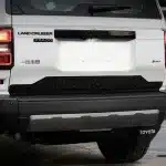 Rear Tailgate Sill Protector Guard Matte Black ABS Anti-Scratch Plate for 2024 Toyota Land Cruiser Prado LC250
