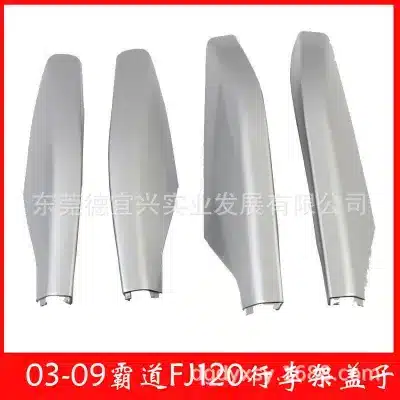 4Pcs Roof Rack Rail End Cap Cover Shell Replacement for Toyota Land Cruiser Prado J120 FJ120 2003-2009, Silver Finish 4Pcs Roof Rack Rail End Cap Cover Shell Replacement for Toyota Land Cruiser Prado J120 FJ120 2003-2009, Silver Finish