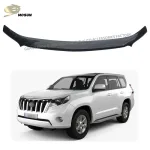 Hood Deflector Bug Shield Stone Guard for 2009 Toyota Land Cruiser Prado FJ150 LC150, Dark Smoke