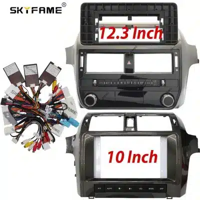 12.3 Inch Car Stereo Fascia Radio Frame Kit for 2010-2015 Lexus GX400 GX460, Audio Navigation Panel Bezel
