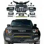 Heavy-Duty Manganese Steel Racing Front Bumper for 2024+ Toyota Land Cruiser LC250 Prado