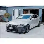 Front Bumper Facia Conversion Kit with Grille for 2006-2012 Lexus IS250 IS300, 2021 Style Update, ABS/PP Material