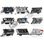 LED Projector Headlight Assembly for Toyota Land Cruiser LC200 2008-2022, Front Left/Right