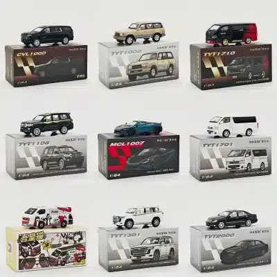 1/64 Scale 1994 Toyota Land Cruiser LC76 Die-Cast Alloy Model Car – Blue Masidi Series 1/64 Scale 1994 Toyota Land Cruiser LC76 Die-Cast Alloy Model Car – Blue Masidi Series