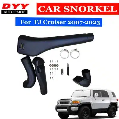 Off-Road Air Intake Snorkel Kit for 2004-2017 Toyota FJ Cruiser & Land Cruiser, UV-Resistant Matte Black