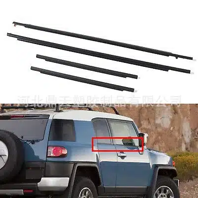Outer Door Weatherstrip Seal Kit for 2007-2014 Toyota FJ Cruiser, Parts 68161-35073 68162-35073 Outer Door Weatherstrip Seal Kit for 2007-2014 Toyota FJ Cruiser, Parts 68161-35073 68162-35073