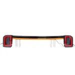 LED Rear Through-Style Tail Light Assembly for 2024-2025 Toyota Prado LC250, Running Brake Turn Signal Lamps