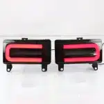 LED Rear Bumper Fog Lights Assembly Red Tail Brake Lamps for 2017-2022 Toyota FJ Cruiser, 2PCS
