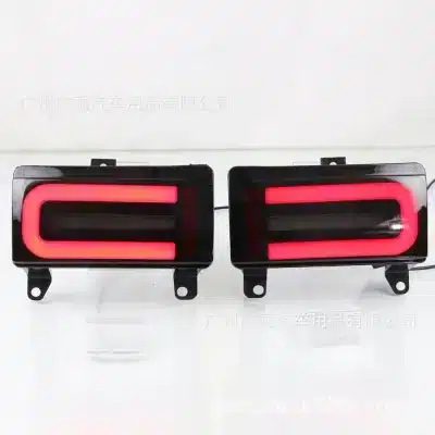 LED Rear Bumper Fog Lights Assembly Red Tail Brake Lamps for 2017-2022 Toyota FJ Cruiser, 2PCS LED Rear Bumper Fog Lights Assembly Red Tail Brake Lamps for 2017-2022 Toyota FJ Cruiser, 2PCS
