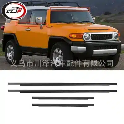 4PC Front & Rear Door Window Weatherstrip Trim Seal Set for 2007-2014 Toyota FJ Cruiser, OE Part #68162-35073 68161-35073 4PC Front & Rear Door Window Weatherstrip Trim Seal Set for 2007-2014 Toyota FJ Cruiser, OE Part #68162-35073 68161-35073