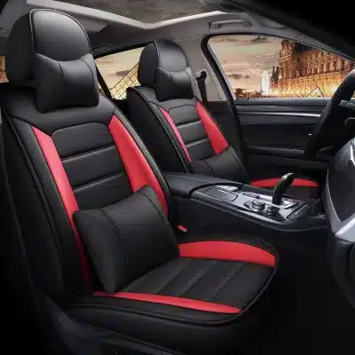 Full Coverage Luxury Leather Car Seat Covers for Mercedes-Benz C-Class C180L C200L C300 C260, All-Season Coffee Brown Full Coverage Luxury Leather Car Seat Covers for Mercedes-Benz C-Class C180L C200L C300 C260, All-Season Coffee Brown