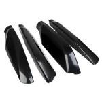Rear Right Roof Rack Rail End Cap Cover Replacement for 2010-2018 Toyota Land Cruiser Prado 150 FJ150, ABS Plastic