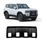 Front Bumper Lower Guard Skid Plate Matte Black for 2024 Toyota Land Cruiser Prado LC250, ABS Material