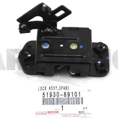 Rear Spare Tire Carrier Latch Lock Mechanism for Toyota Land Cruiser 4500 4700 LC100 Series Rear Spare Tire Carrier Latch Lock Mechanism for Toyota Land Cruiser 4500 4700 LC100 Series