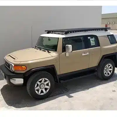 Aluminum Alloy Roof Rack Platform Luggage Carrier for 2007-2021 Toyota FJ Cruiser, Extended Roof Cargo Basket Aluminum Alloy Roof Rack Platform Luggage Carrier for 2007-2021 Toyota FJ Cruiser, Extended Roof Cargo Basket