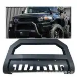 Heavy Duty Steel Front Bumper Protection for 2007-2022 Toyota FJ Cruiser, Off-Road Modification, Matte Black