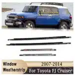 Window Weatherstrip Seal Outer Door Belt Molding Trim for Toyota FJ Cruiser 2007-2014