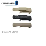 Rear Third Row Seat Belt Hanger Storage Hook 73371-58010-A1 for Toyota Land Cruiser Prado FJ LC150, Black