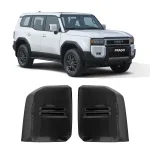 Smoked Black Tail Light Covers for 2024 Toyota Land Cruiser Prado LC250, Rear Taillight Trim Frame Decoration 2-Piece Set