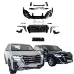 Full Body Kit Front and Rear Bumper Assembly for 2016-2021 Toyota Land Cruiser LC200 Upgrade