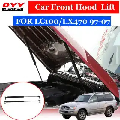 Front Hood and Rear Tailgate Gas Struts Lift Supports for 1998-2007 Toyota Land Cruiser LC100 & Lexus LX470 Front Hood and Rear Tailgate Gas Struts Lift Supports for 1998-2007 Toyota Land Cruiser LC100 & Lexus LX470