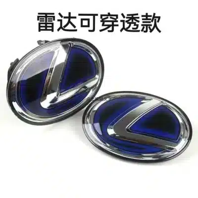 16.3cm Blue Hybrid Crystal Center Grille Emblem Logo for Lexus LX570 GX460 GX400, ACC Radar Compatible 16.3cm Blue Hybrid Crystal Center Grille Emblem Logo for Lexus LX570 GX460 GX400, ACC Radar Compatible