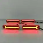 Rear Bumper Tail Light Fog Lamp Housing for 1998-2007 Toyota Land Cruiser LC100 Lexus LX470