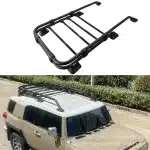 Roof Luggage Rack Cargo Basket Platform Expansion for 2007-2022 Toyota FJ Cruiser, Heavy Duty Off-Road Utility Carrier