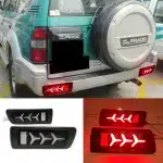 Rear Bumper Tail Light Sequential LED Fog Lamp for 1996-2003 Toyota Land Cruiser Prado LC90 LC95 FJ90 3400